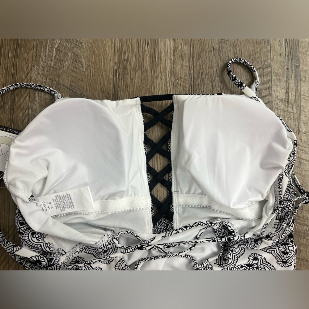 NWT La Blanca Strappy Mio One Piece Swimsuit - Picture 9 of 13